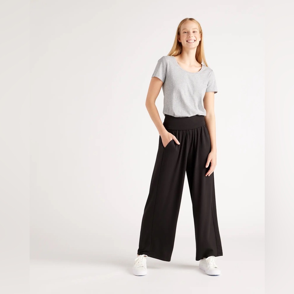 Quince Wide Leg Stretch Pants